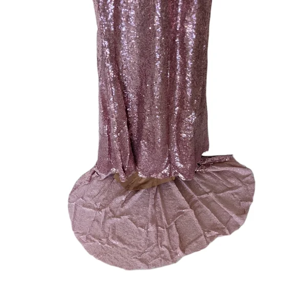 Portia and Scarlett Pink Sequin Backless Maxi Dress - Picture 5 of 10